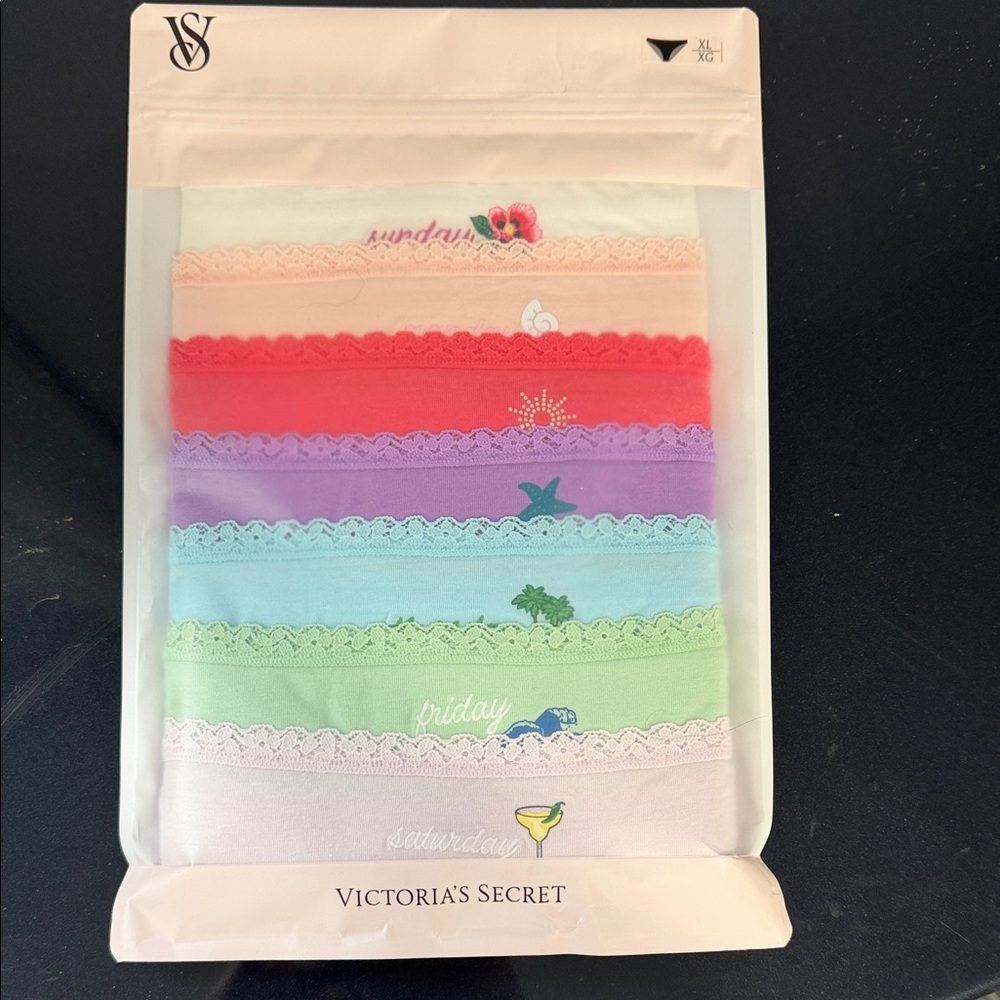 Victoria's Secret Colorful Weekday Panty Set